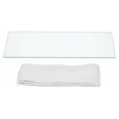 Moretti Oven Door Tempered Glass Panel With Gasket 385x135x5mm 73700850 003450