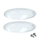 Zanussi 2x Cooker Hood Lamp Bulb Lens Cover Plate 50248796000