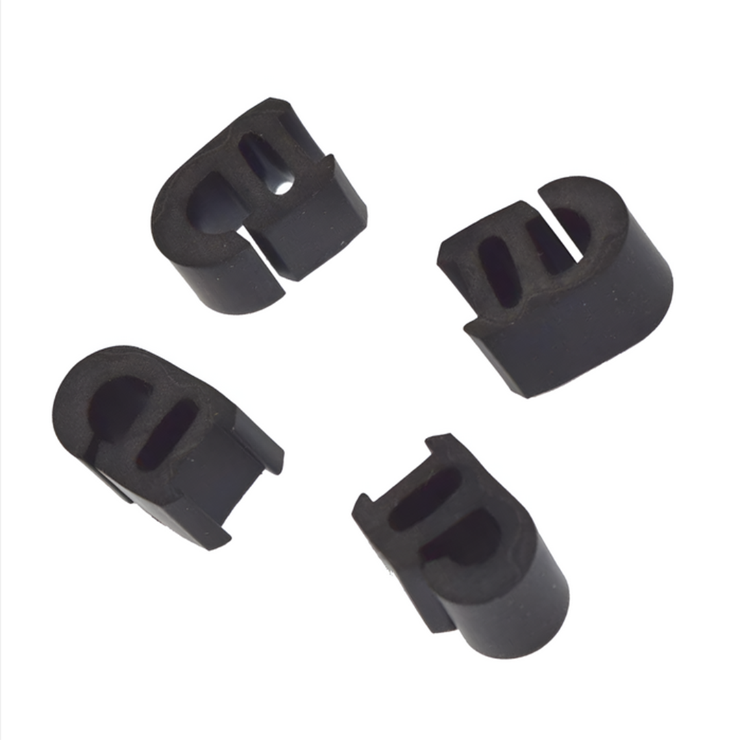Universal 4x Pan Support Stand Feet Gas Hob Buffer Cooktop Grate Rubber Foot