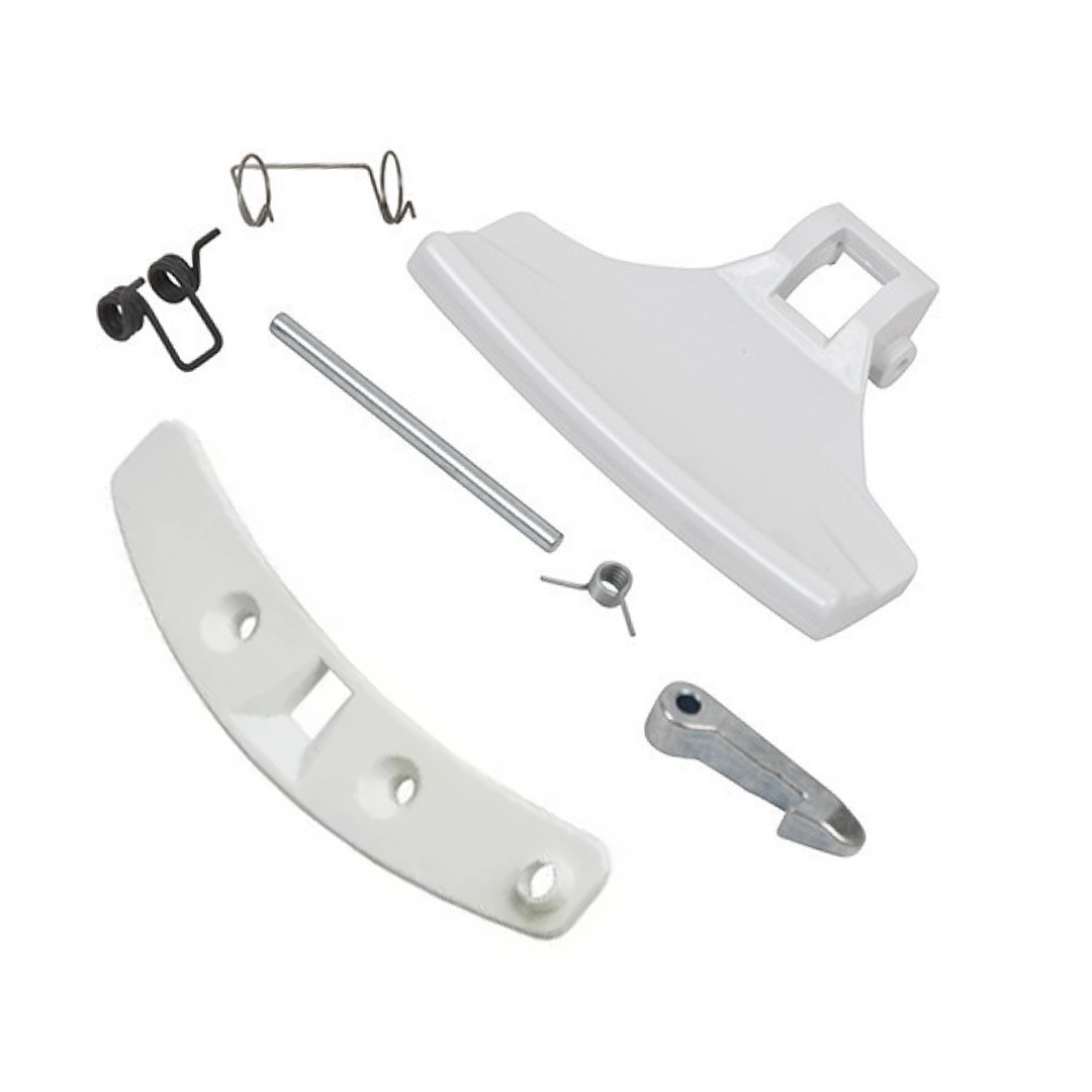 Zanussi Washing Machine Door Handle Latch Kit White 4055186631