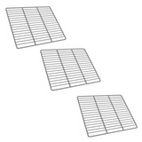 3x Universal Fridge Freezer Plastic Coated Wire Grid Support Shelf Rack 530X650mm 434212