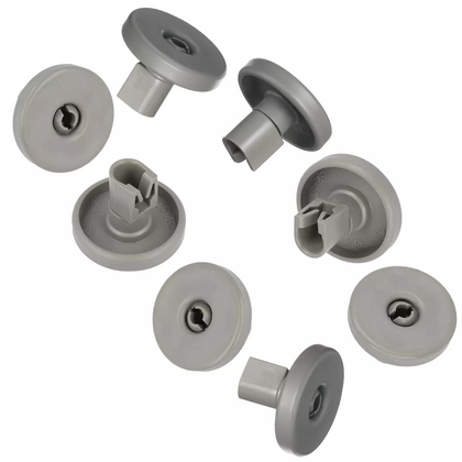 8x Aeg Dishwasher Lower Basket Wheels 40mm 50286964007