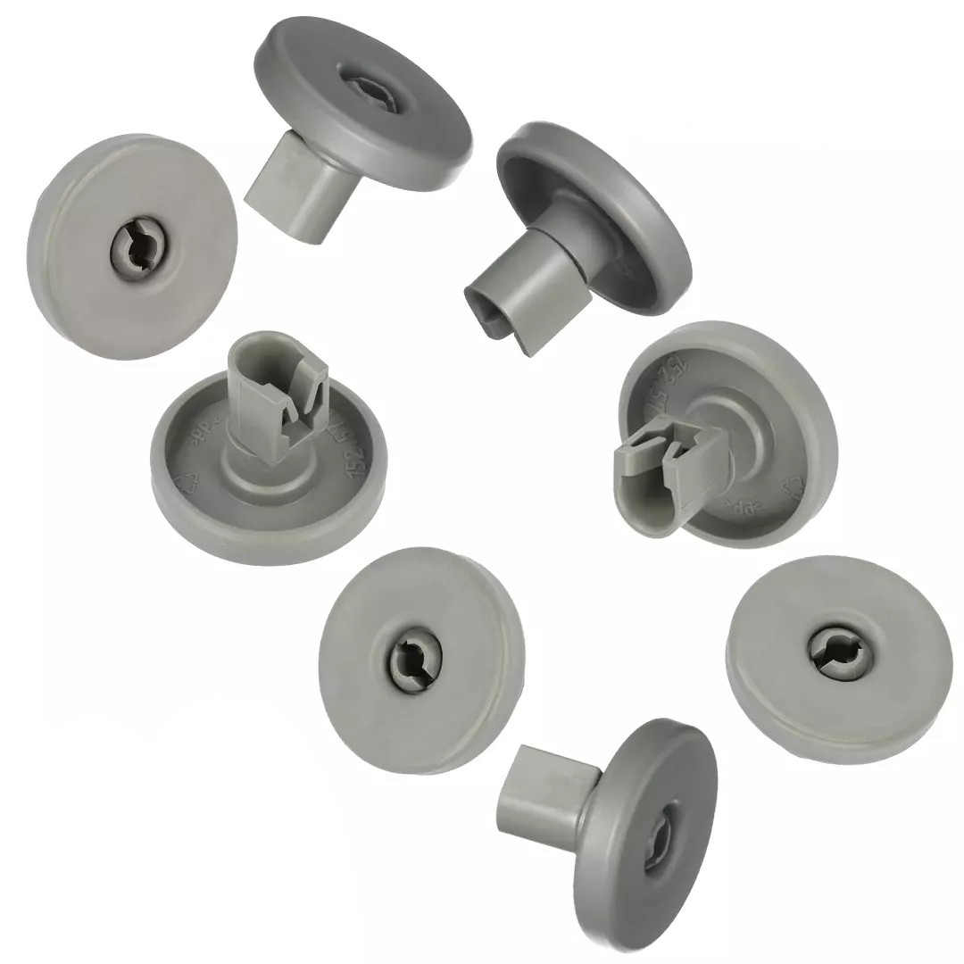 8x Zanussi Dishwasher Lower Basket Wheels 40mm 50286964007