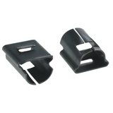 2x Silko D Shaft Push On Control Knob Securing Metal Spring Clips 025245
