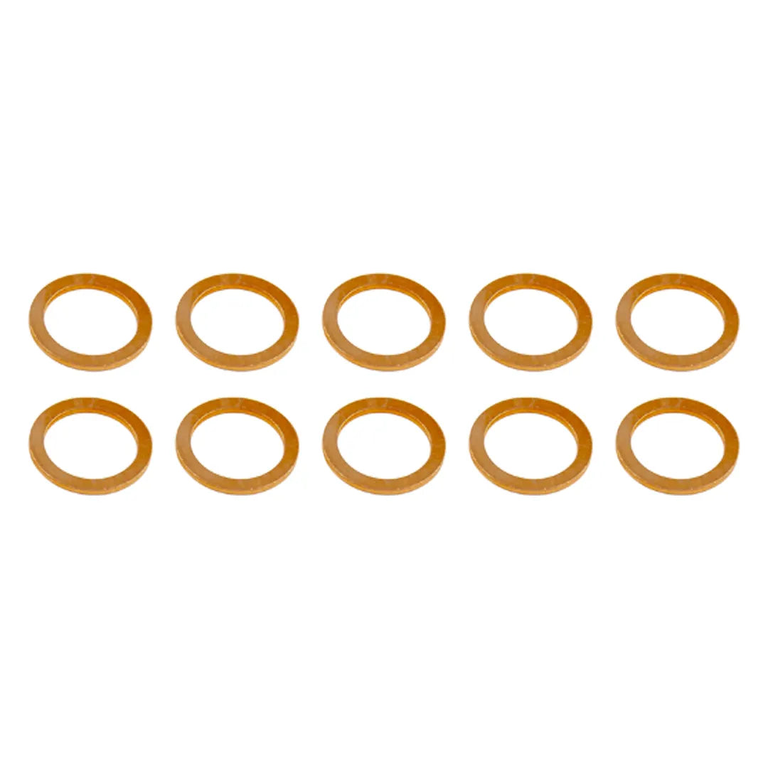Universal Coffee Machine Gasket Copper 14x10x1mm 10pcs CFM027UN
