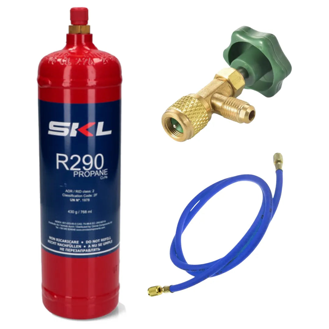 Universal R290 Red Refrigerant Gas For Refiling Fridges Service Kit