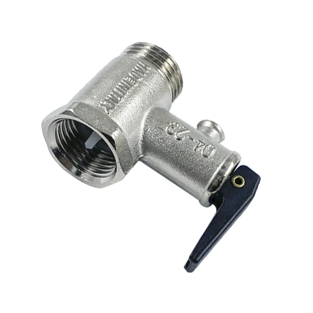 Universal Boiler Safety Relief Valve With Lever 1/2"