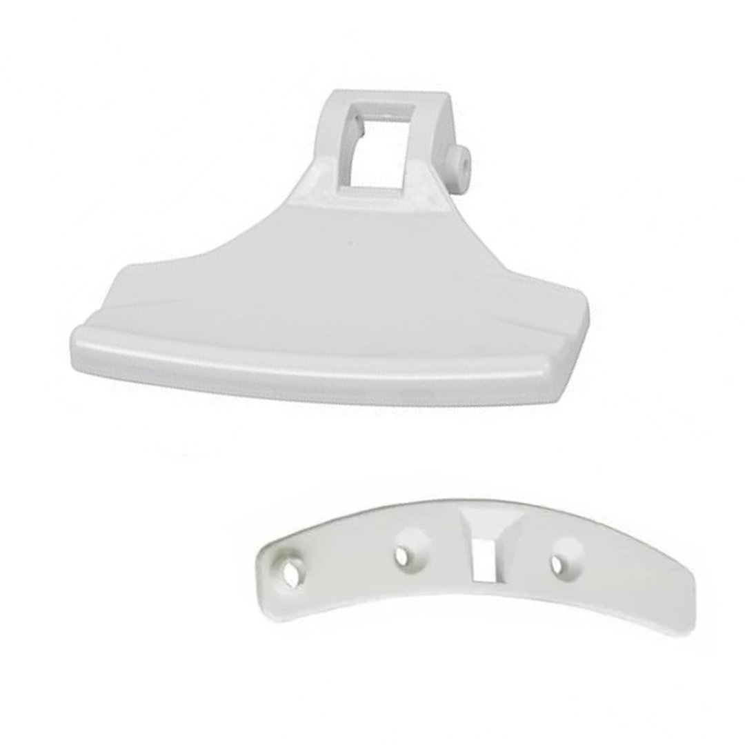 Zanussi Washing Machine Door Handle Latch Kit White 4055186631