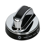 2x Belling Cooker Oven Hob Gas Knob Black/Chrome 083157007