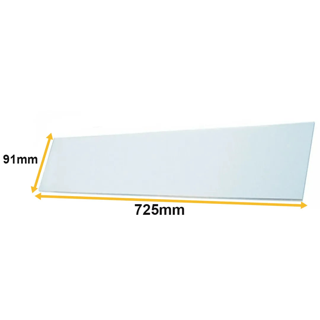 Zanolli Pizza Oven Door Glass Heat Resistant High Temperature 725x91x6 & CRIS0028