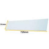 Zanolli Pizza Oven Door Glass Heat Resistant High Temperature 725x91x6 & CRIS0028