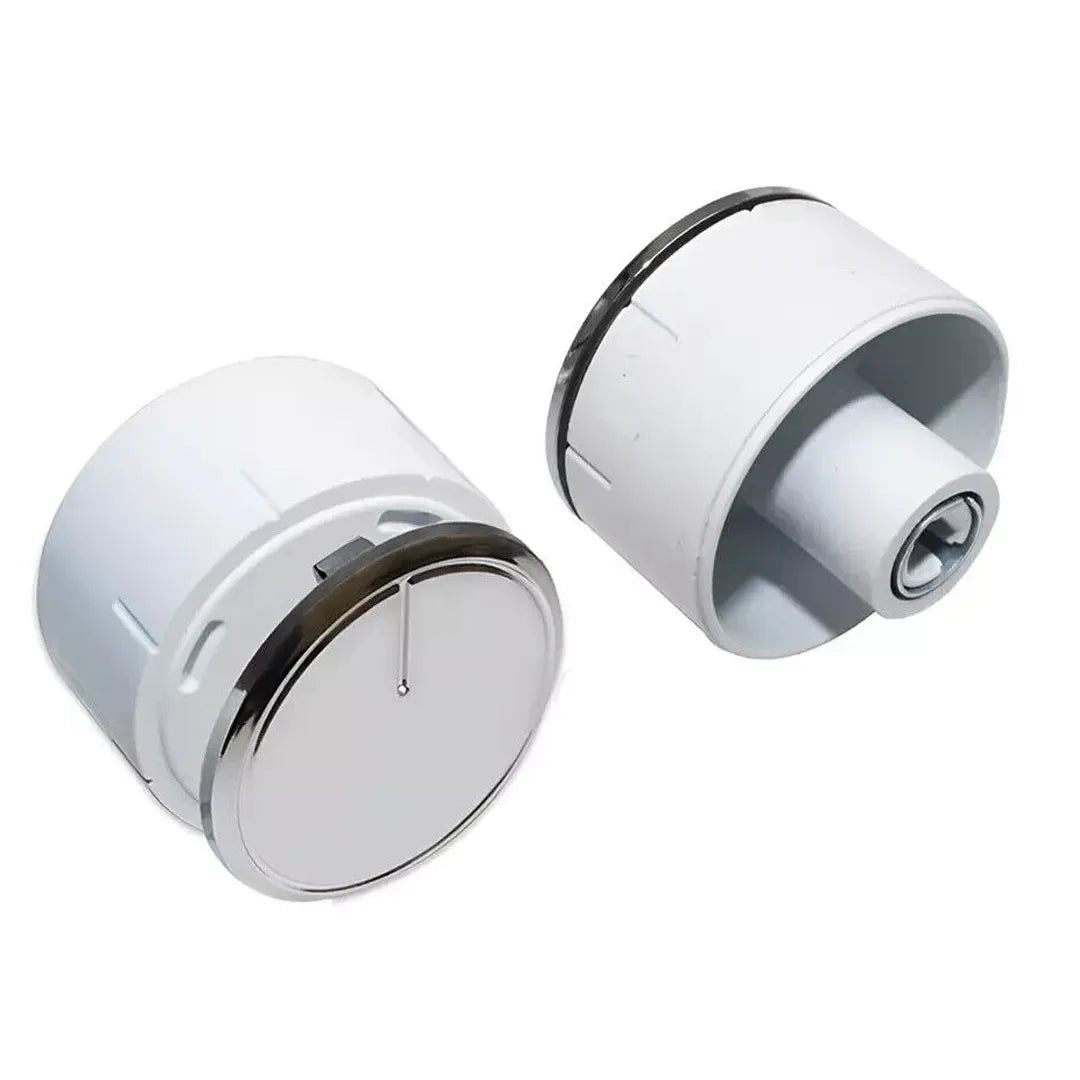 Hoover 4x Cooker Oven Hob White Control Knobs Adjustable Position Short Type FR15-0159