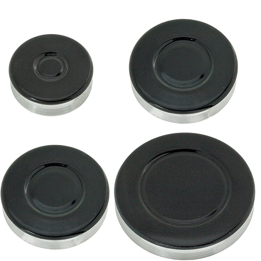 Diplomat Oven Cooker Gas Hob Burner Flame Cap Crown & Black Small Medium Large