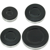 Diplomat Oven Cooker Gas Hob Burner Flame Cap Crown & Black Small Medium Large