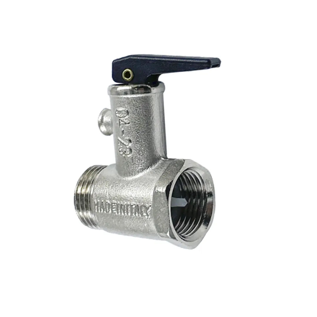 Universal Boiler Safety Relief Valve With Lever 1/2"