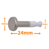 Rangemaster 6x Timer Knob Buttons Oven Cooker Stainless Steel Style Clock Dial Switch