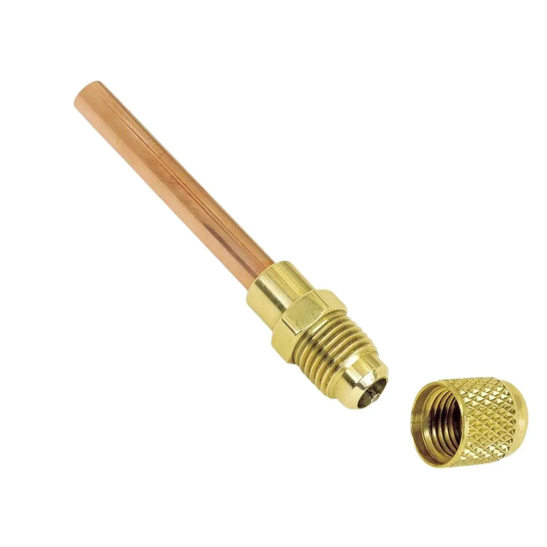 Universal Refrigerator Check Valve Air Conditioner Conditioning Filling Valves 1/4"