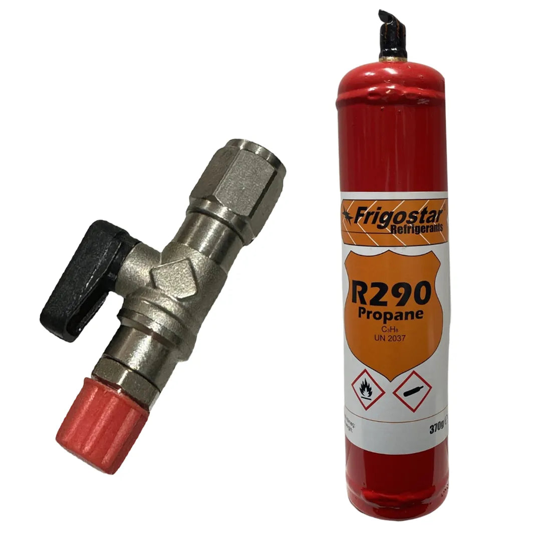 Universal Fridge Freezer Refrigerant approval CE coolant R290 Red + Tape