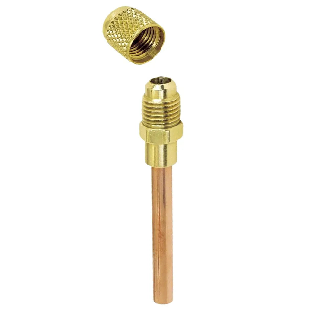 Universal Refrigerator Check Valve Air Conditioner Conditioning Filling Valves 1/4"