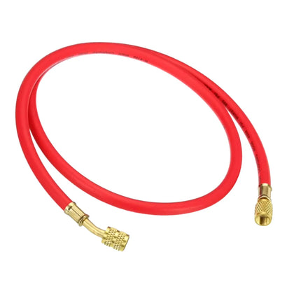 Red Charging Hose 180 Cm Suitable With R12, R22, R502, R134a, R600 Refrigerant Gas