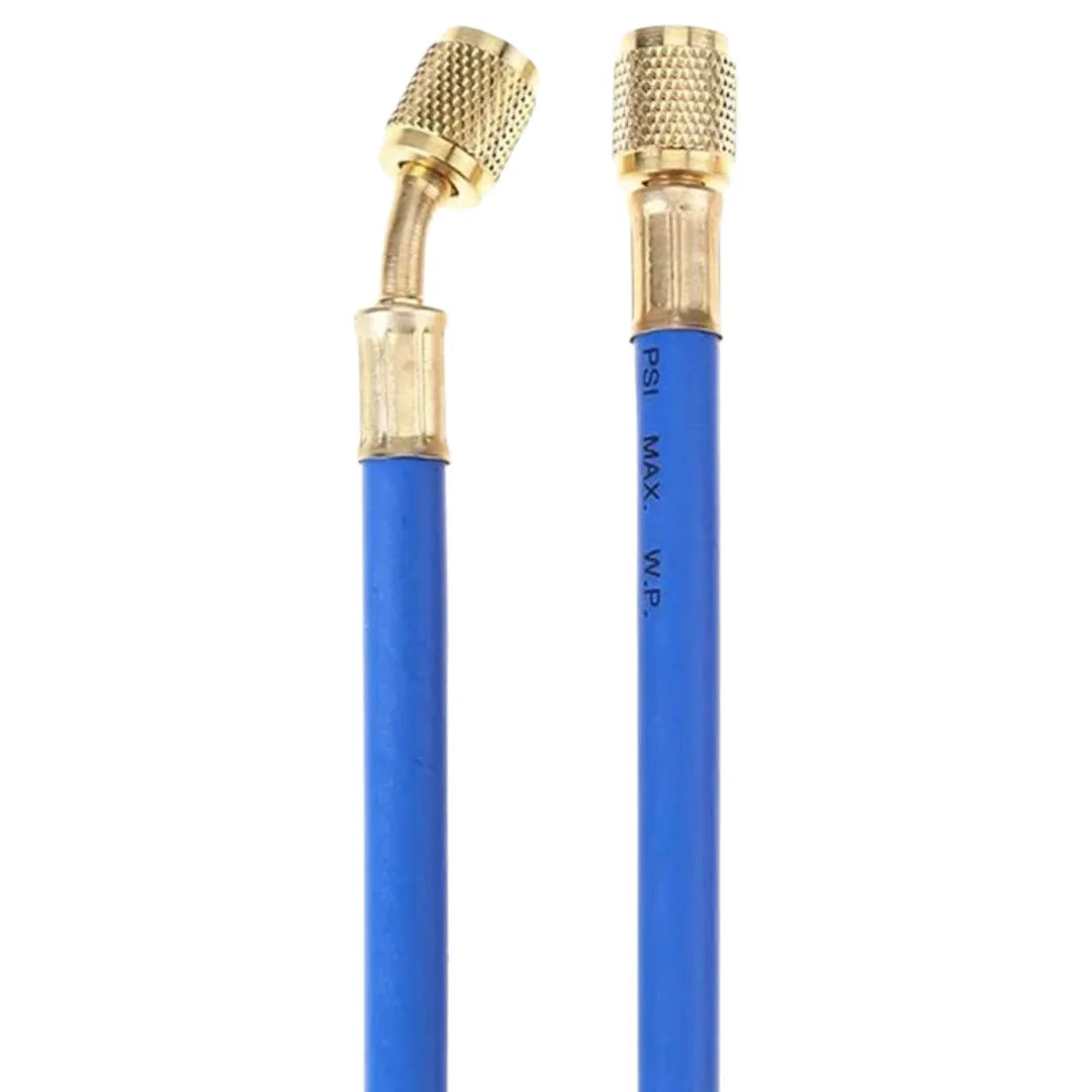 Air Conditioning Charging Hose For R134 Refrigerant - 90 Cm - Blue