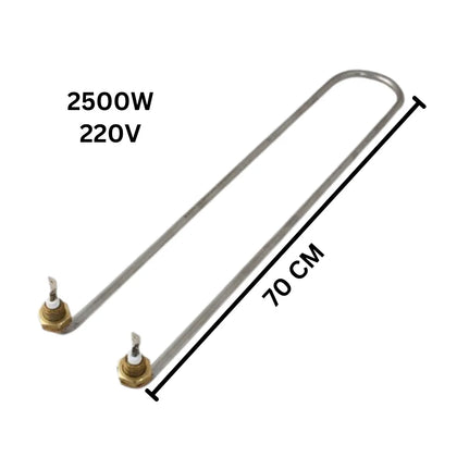 Universal 2500W 220V U-Shaped Water Heating Element 70cm