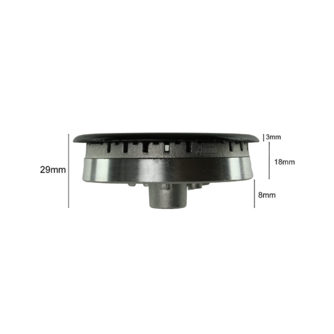 Siemens Cooker Gas Hob Burner Base and Cap Set 4X