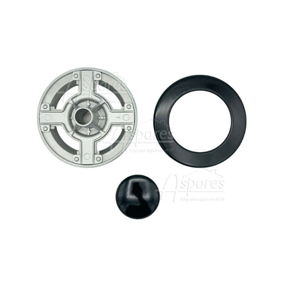 Hotpoint Oven Cooker Gas Hob Burner Flame Cap Crown Black