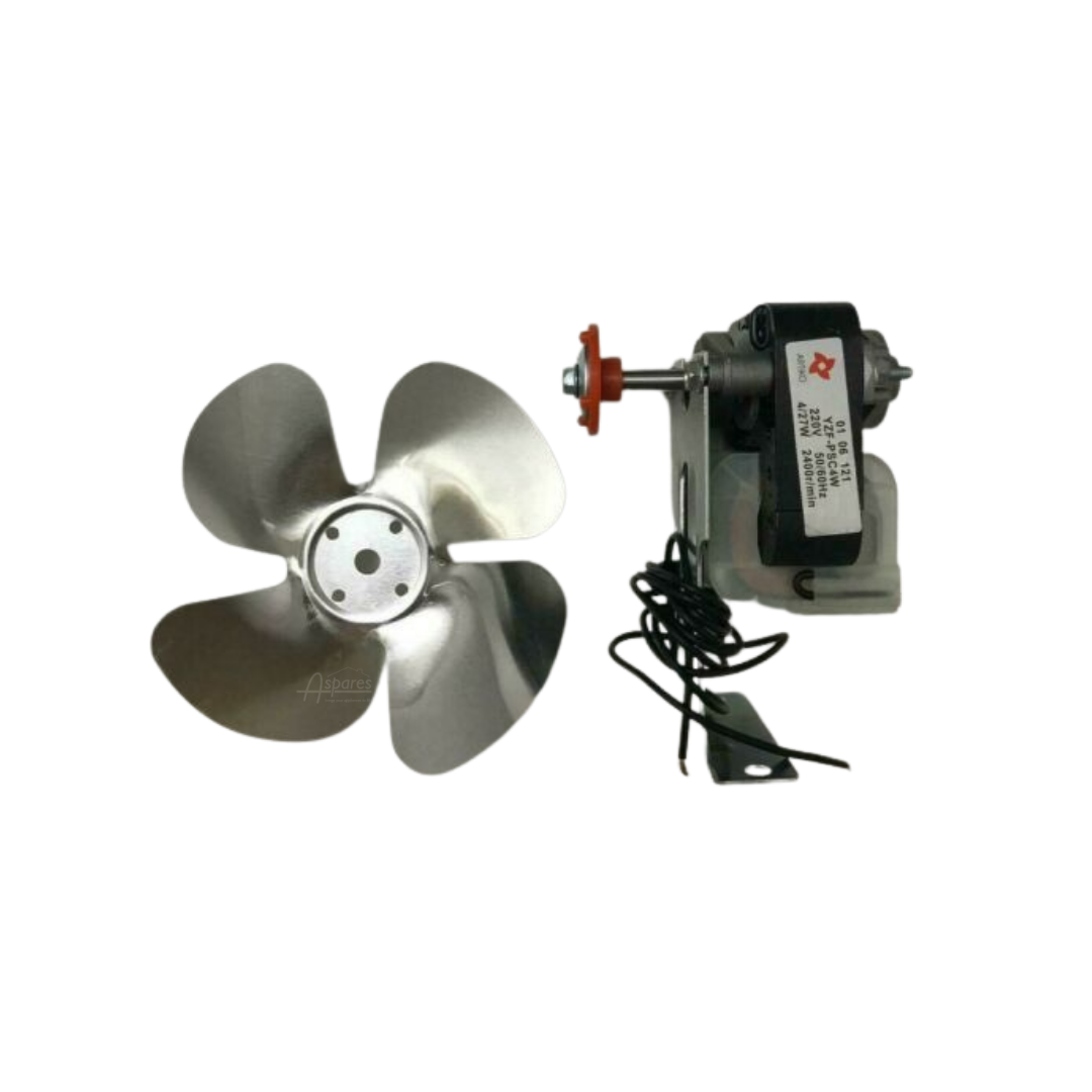 Universal Fridge Freezer Compressor Motor Cooling Fan Kit 15W 2400RPM ...