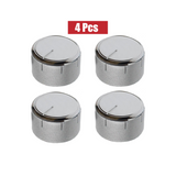 4x Universal Inox Cooker Oven Hob Control Knobs 6MM
