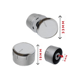 4x Universal Inox Cooker Oven Hob Control Knobs 6MM