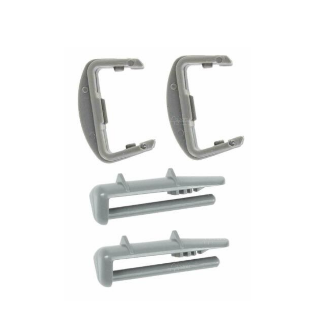 Beko Dishwasher Cap End Runner Rail Rear Front Basket Caps Kit