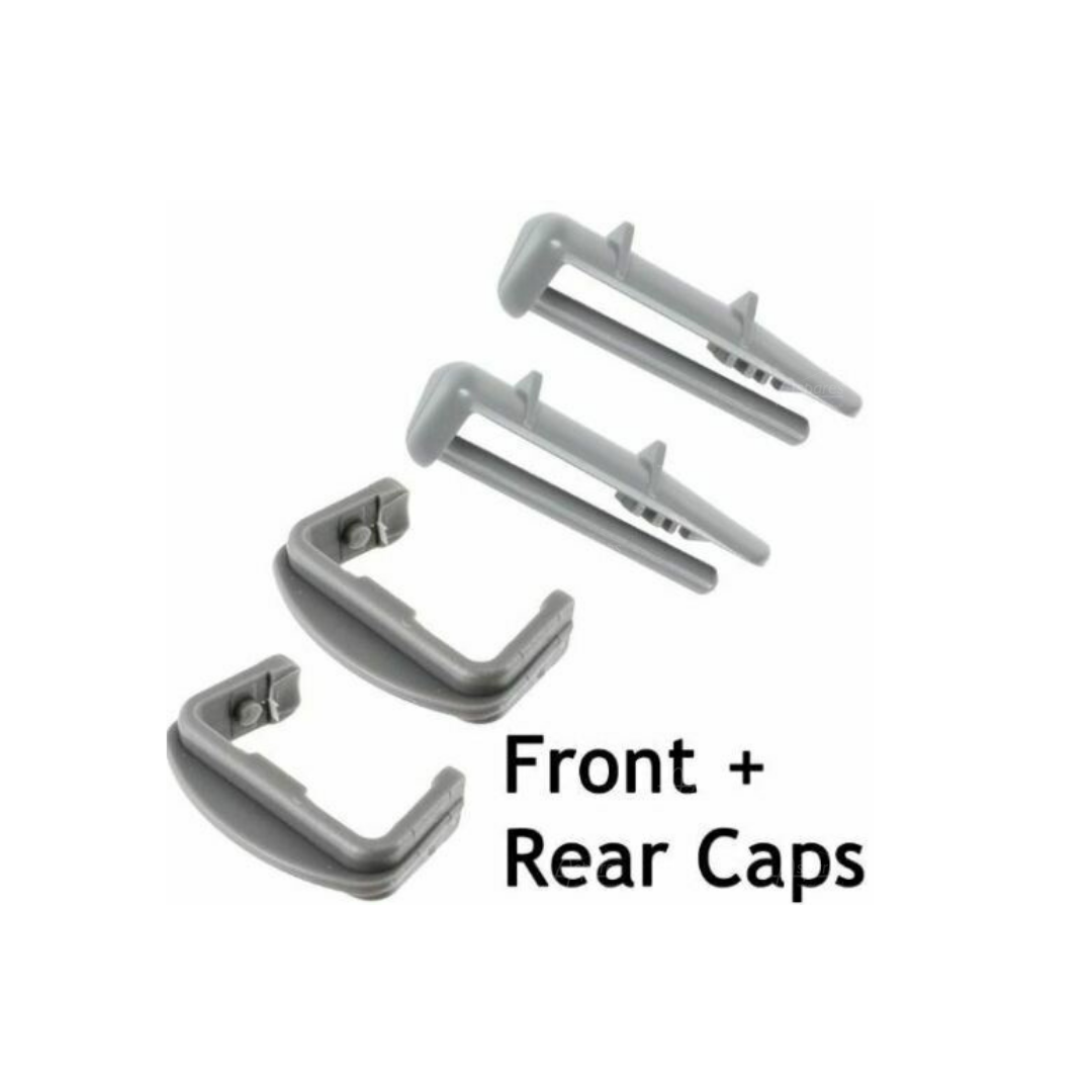 Blomberg Dishwasher Cap End Runner Rail Rear Front Basket Caps Kit