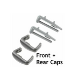 Flavel Dishwasher Cap End Runner Rail Rear Front Basket Caps Kit