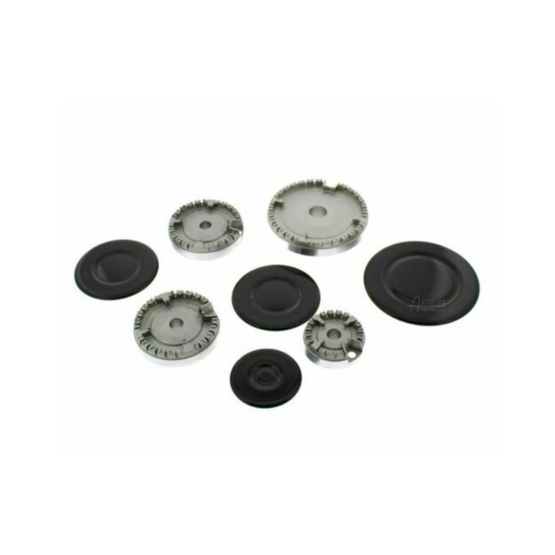 Zanussi Oven Cooker Gas Hob Burner & Flame Cap Crown Kit